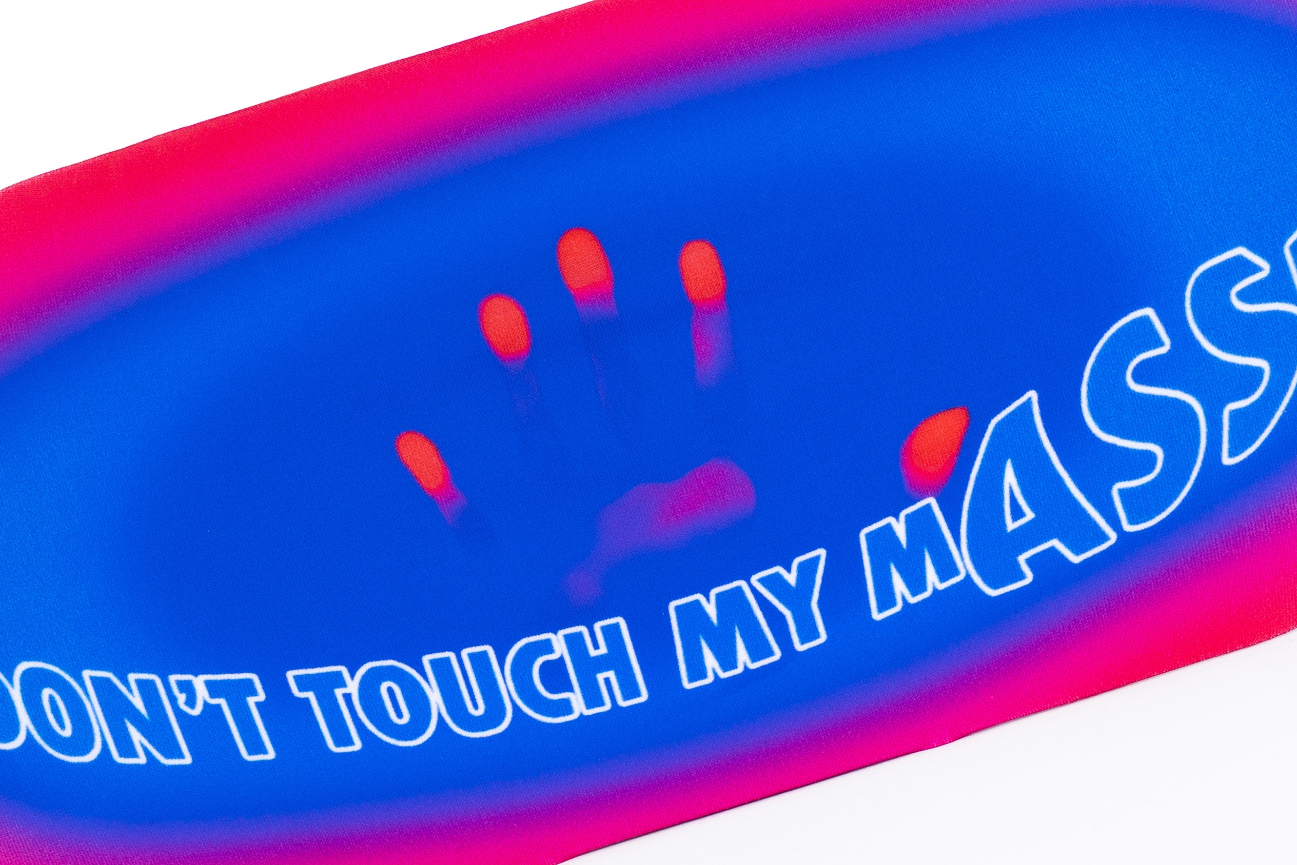 DON'T TOUCH MY MASSK ski goggle cover
