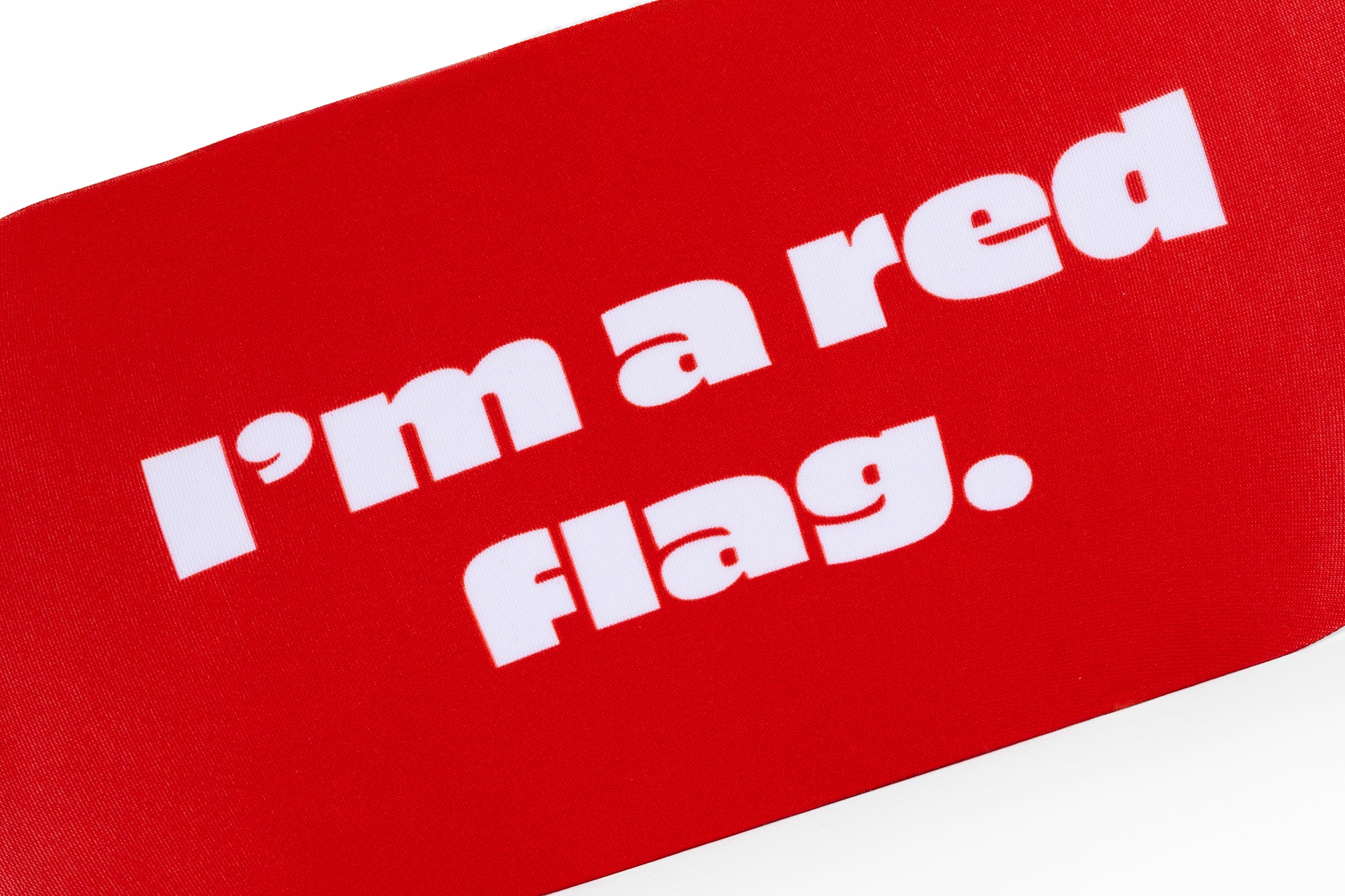 I'M A RED FLAG Ski Mask Cover